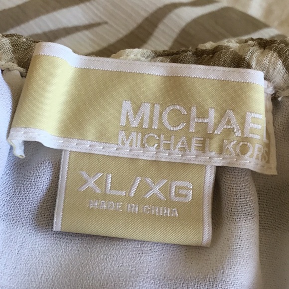 Michael Kors Tops Michael Kors Animal Print Tank Xl Poshmark
